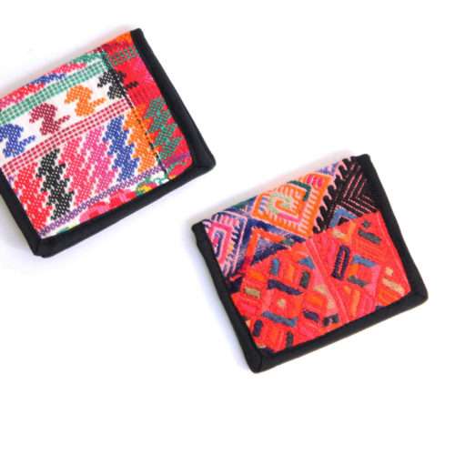 Double Fold Assorted Huipil Wallet