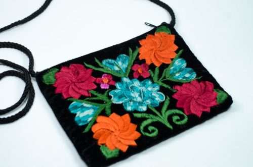 Embroidered Velvet Pouch "M" - Image 2