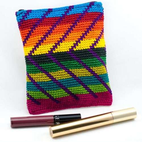 Crochet Organizer Pouch with Strap