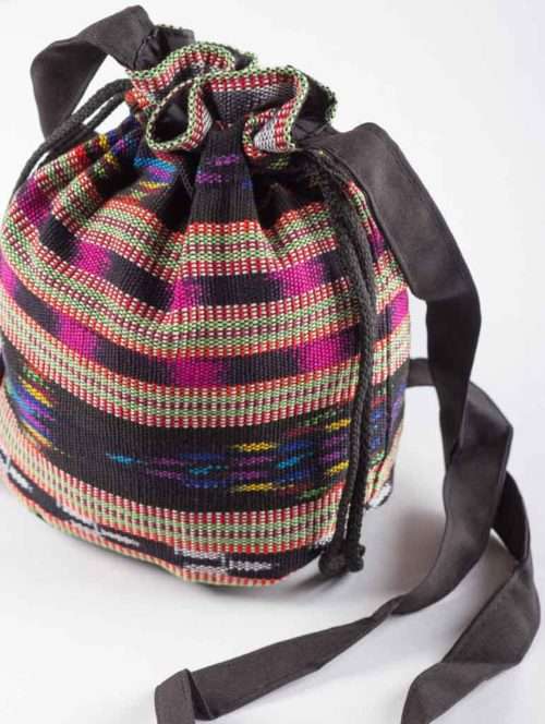 Drawstring Crossbody Bucket Bag "M" - Image 3