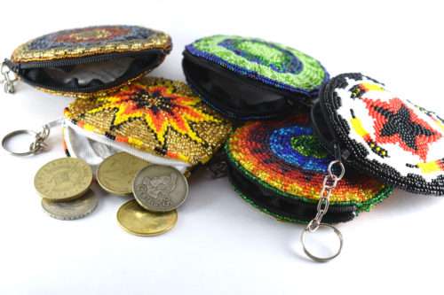 Beaded Round Coin Purse - Image 4