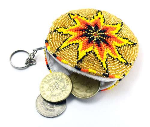 Beaded Round Coin Purse - Image 2