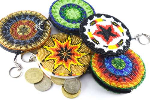 Beaded Round Coin Purse - Image 3