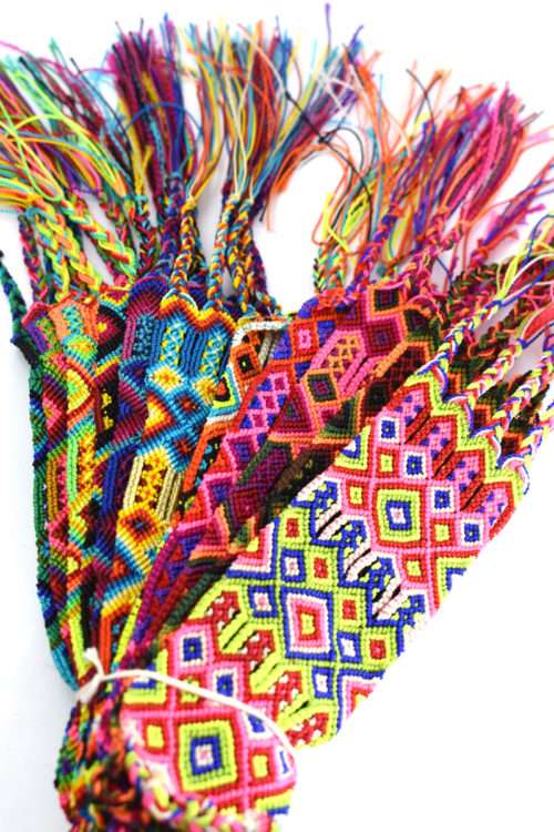 Doz. of Neon Friendship Bracelets "L"