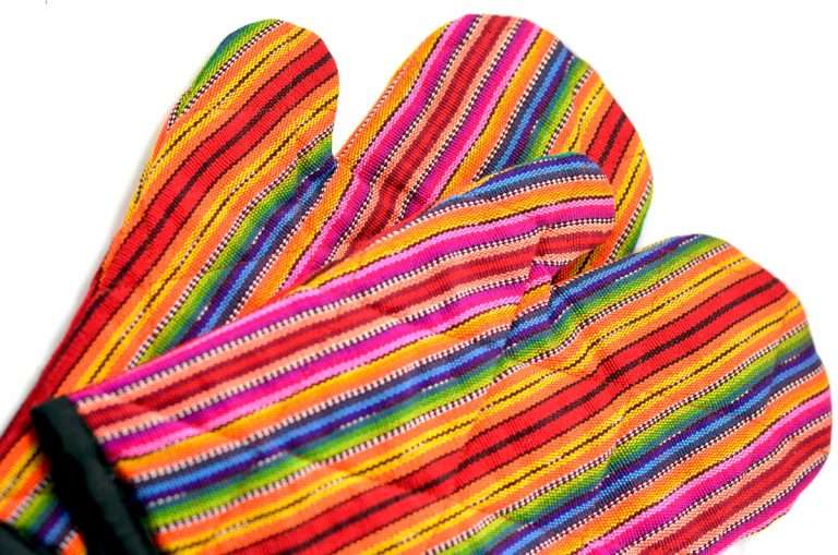 Pair of Ikat Oven Mitts – view 2