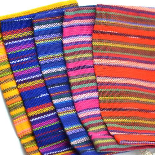 Doz. of Worry Dolls in Ikat Pouches “L”
