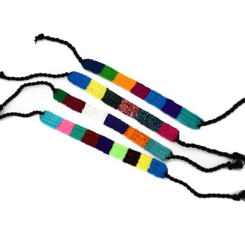 Pack of Wide Multi Friendship Bracelets (60 pieces)