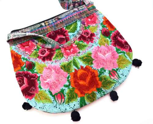 Pompom Crossbody Bag "XL"