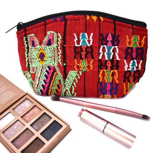 Huipil Cosmetic Bag with Pompom “S”