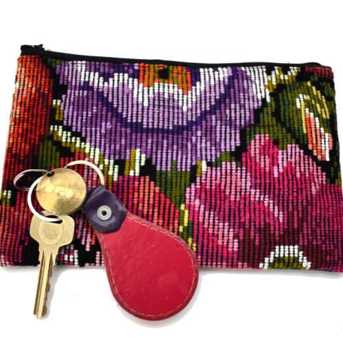 Single Side Flower Design Cosmetic Bag “S”