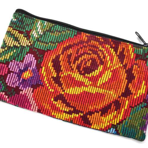 Single Side Flower Design Cosmetic Bag “M”