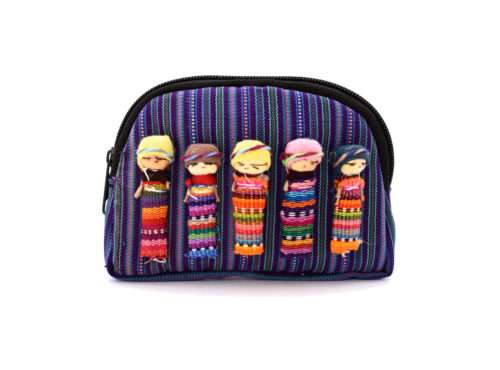 Halfmoon Zuni Pouch With Worry Dolls "M" - Image 2