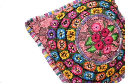 Mixed Huipil Pillow Cover "S" - Image 2