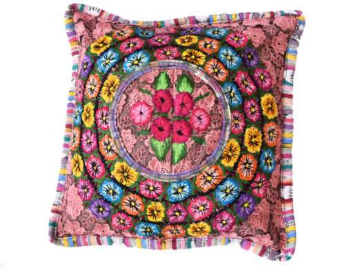 Mixed Huipil Pillow Cover "S"