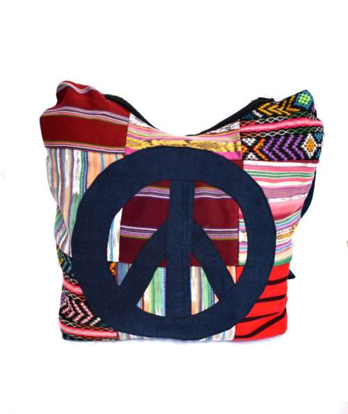 Peace Sign Crossbody Bag