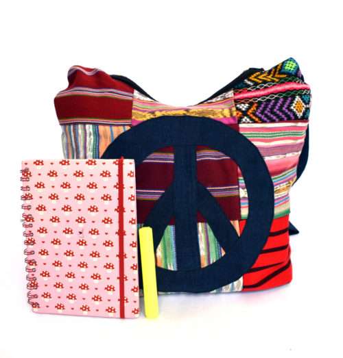 Peace Sign Crossbody Bag - Image 3