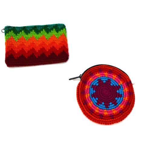 Fine Round Crochet Coin Purse