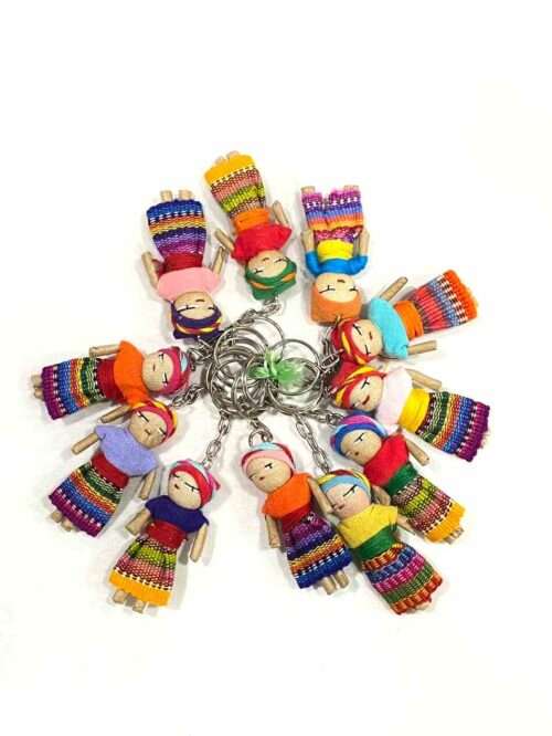Rectangular Mirror with Worry Dolls - Image 2
