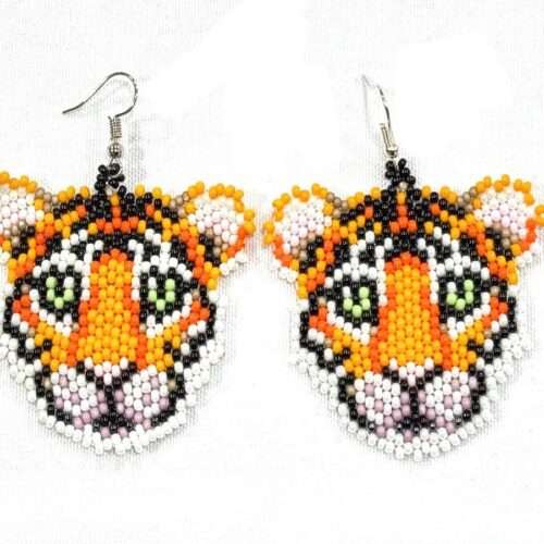 Pair of Tiger Earrings