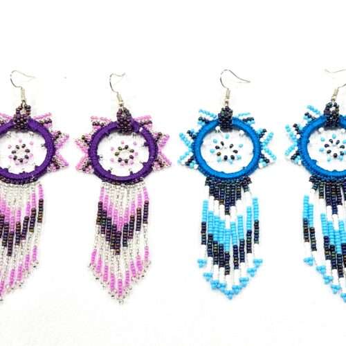 Pair of Star Dream Catcher Earrings