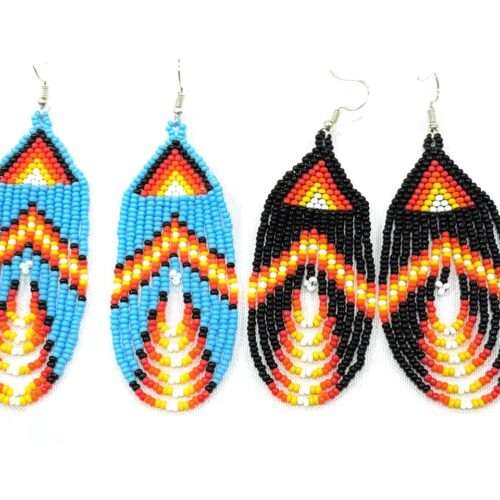 Pair of Native Style Earrings
