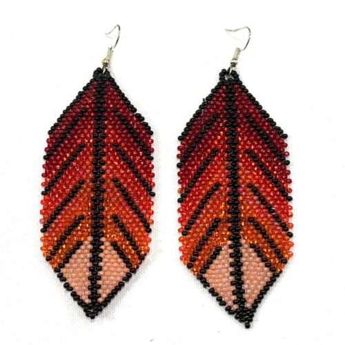 Pair Feather Large Earring