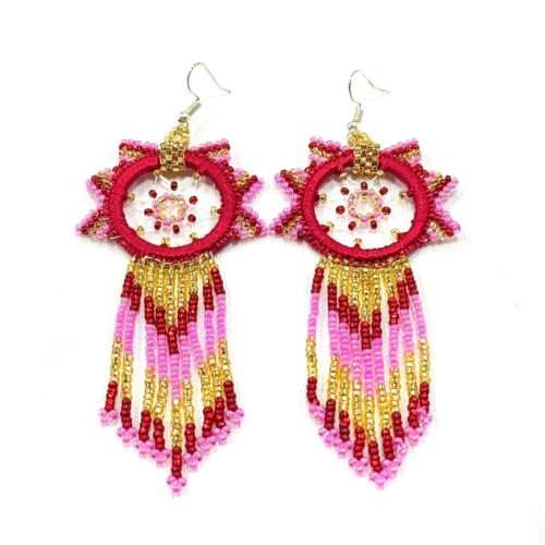 Pair of Star Dream Catcher Earrings