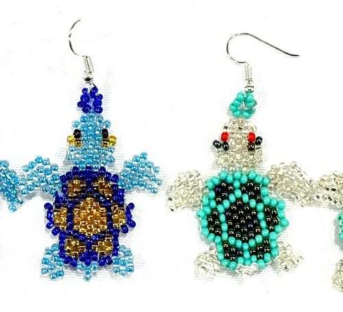 Pair Turtle Earrings