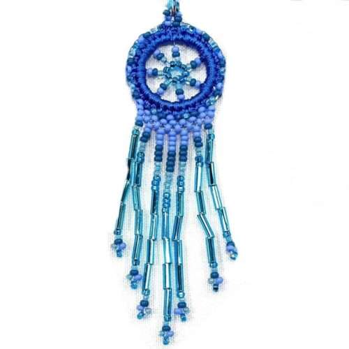 Doz. Beaded Dreamcatcher Keychain