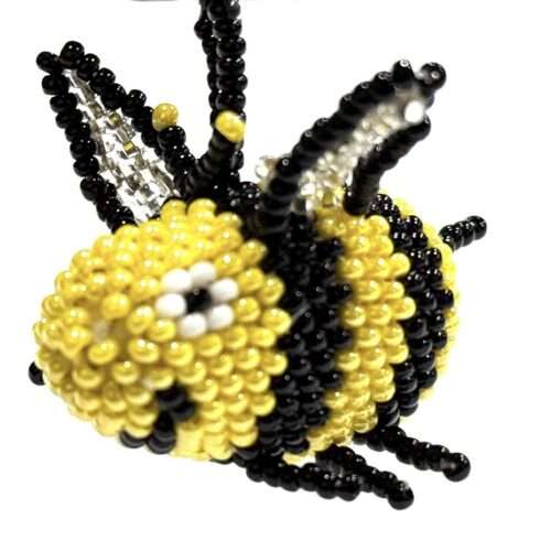 Doz. Beaded Bumblebee Ornament